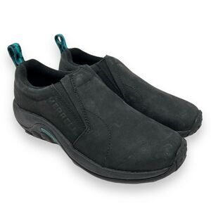 Merrell Jungle Moc Shoes Womens Size 5.5 Black Nubuck Casual Classic J55992